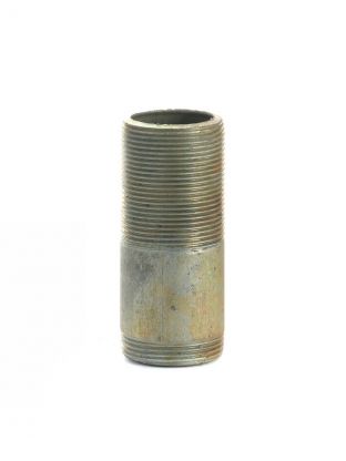 Сгон 1/2'', DN 15, сталь, L=90, оцинкованный