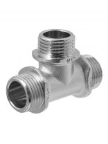 Тройник 1/2'', ш-ш-ш, латунь, индивидуальная упаковка, MasterProf