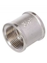 Муфта 1", никель, индивидуальная упаковка, РосТурПласт