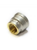 Муфта 1" 1/4х2", латунь, Frap