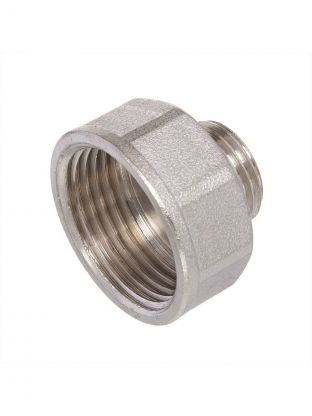 Переходник 1/2''х3/4'', ш-г, никель, РосТурПласт