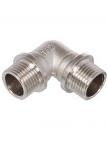 Уголок 3/4", ш-ш, никель, индивидуальная упаковка, РосТурПласт