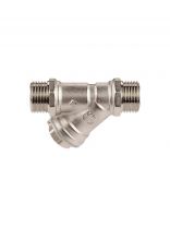 Фильтр косой для воды, 1/2'', 45 °, ш-ш, латунь, AquaLink