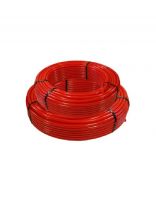 Труба для теплого пола диаметр 16х2 мм, красная, 200 м, PE-RT, РосТурПласт