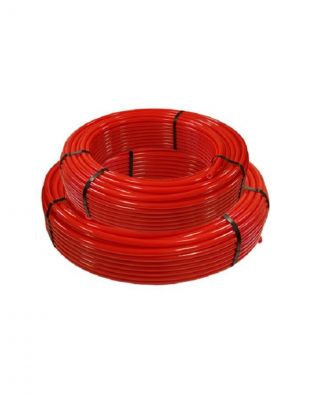 Труба для теплого пола диаметр 20х2 мм, красная, 100 м, PE-RT, РосТурПласт