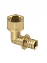Уголок диаметр 20х3/4", внутренняя резьба, латунь, РосТурПласт