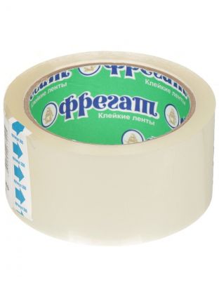 Скотч 48 мм, прозрачный, основа полипропиленовая, 66 м, Фрегат, С03
