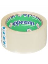 Скотч 48 мм, прозрачный, основа полипропиленовая, 66 м, Фрегат, С03