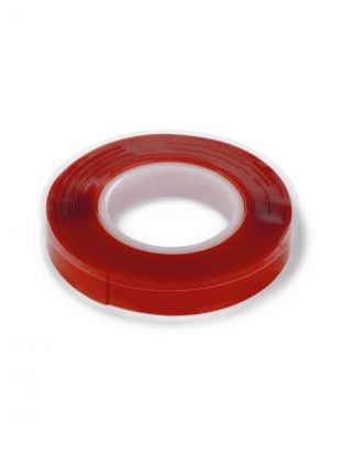 Клейкая лента 12 мм, прозрачная, двухсторонняя, основа акриловая, 3 м, Smartbuy, SBE-DST-12-03-t