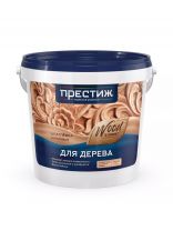 Шпатлевка Престиж, акриловая, по дереву, для внутренних и наружных работ, орех, 1 кг