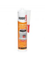 Герметик силикатный, для печей и каминов, KUDO, KSK-702, 280 мл, черный