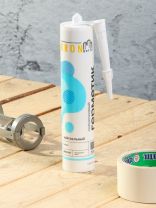 Герметик силиконовый, Kronbuild, SNW28, 280 мл, белый, нейтральный