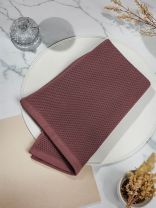 Полотенце кухонное вафельное, 40х60 см, 300 г/м2, 100% хлопок, Silvano, Esthetic, коричневое, Узбекистан