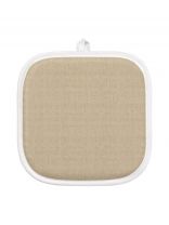 Прихватка 20х20 см, 100% хлопок, бежевая, Самойловский текстиль, Текстура