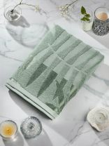Полотенце банное 70х140 см, 100% хлопок, 480 г/м2, Трея, Silvano, зеленое, Узбекистан