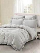 Постельное белье евро, простыня 230х250 см, 2 наволочки 70х70 см, 2 наволочки 50х70 см, пододеяльник 200х220 см, Karteks, вареный хлопок, подарочная упаковка, VJ04