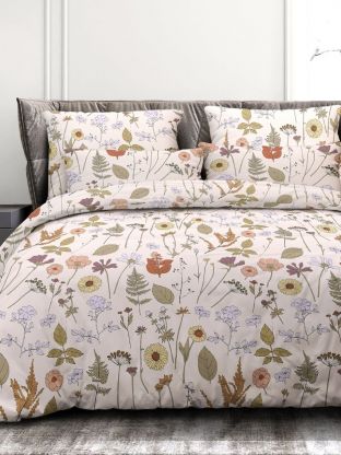 Постельное белье 2-спальное, простыня 200х220 см, 2 наволочки 70х70 см, пододеяльник 180х215 см, Волшебная ночь, ранфорс, Фантазия