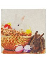 Наволочка декоративная Пасхальные яйца, 100% полиэстер, 45 х 45 см, PU091008