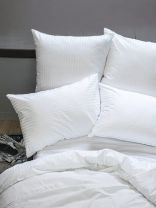 Наволочка 2 шт, Monocolor, страйп-сатин, 100% хлопок, 70 х 70 см, белая, 140 г/м2, 3182-1