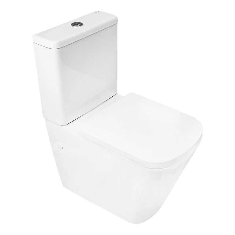 Унитаз-компакт Azario Terra 620х360х810 безободковый, смыв скрытое торнадо, AZ-1373AT