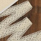 Кружево вязаное хлопковое KRUZHEVO 30мм Разные цвета  (TBY.2442.)