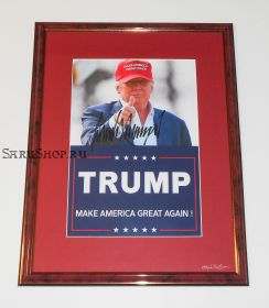 Автограф: Дональд Джон Трамп. 45-й и 47-й президент США