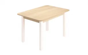 Стол ЛДСП (ш1000*г700*в750мм)  шимо светлый ,опоры белые