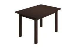 Стол ЛДСП (ш1000*г700*в750мм) Венге,опоры черные