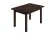 Стол ЛДСП (ш1000*г700*в750мм) Венге,опоры черные