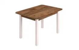 Стол ЛДСП (ш1000*г700*в750мм) Дуб самдал,опоры белые