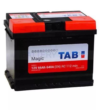 TAB Magic 66Ah 640А обрат. пол.