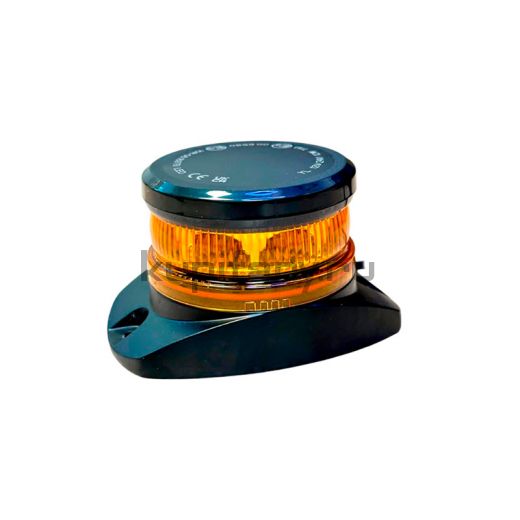 Проблесковый маяк 60 мм желтый на магните в прикуриватель PM2450