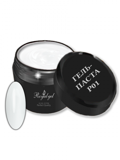 Р01 "GEL PASTA" гель паста без липкого слоя белая