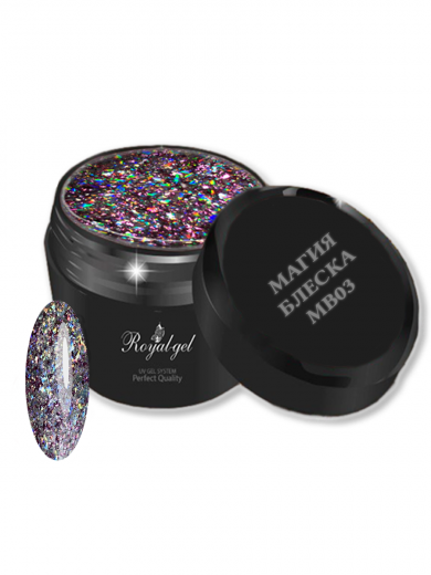 МВ03 "MAGIC GLITTER" гель глиттер 