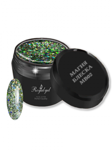 МВ02  "MAGIC GLITTER" гель глиттер