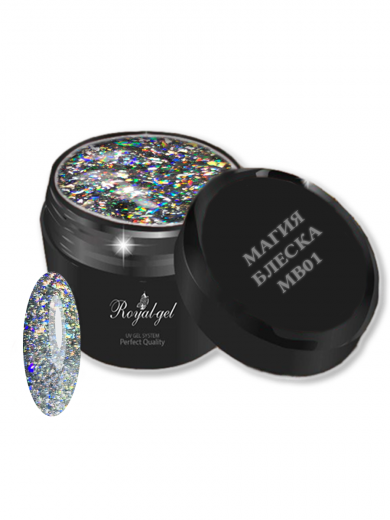 МВ01  "MAGIC GLITTER" гель глиттер