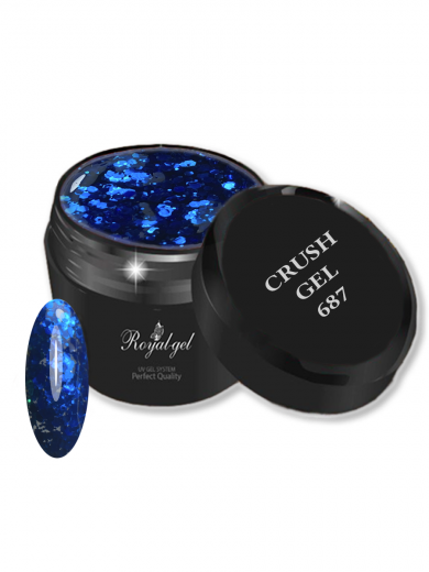 687 "CRUSH" гель с конфетти