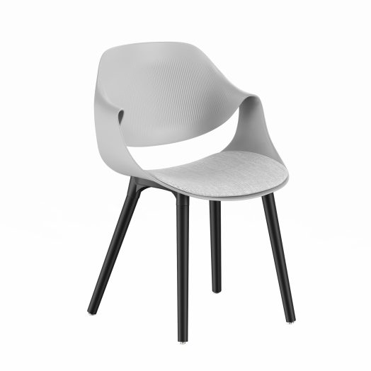 Стул SATIE SOFT B (светло-серый)