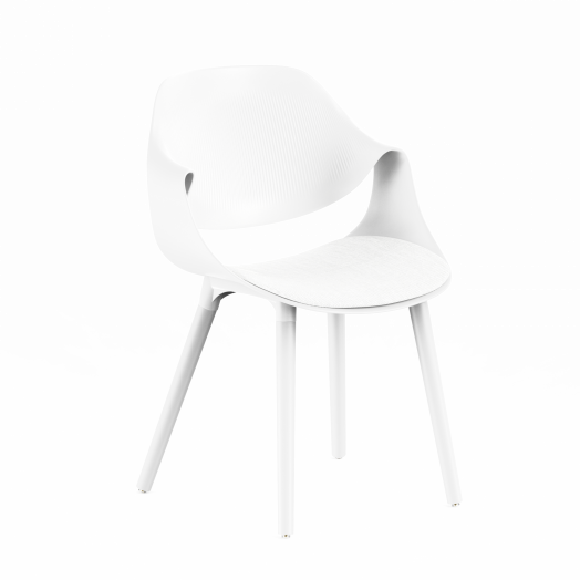 Стул SATIE SOFT W (белый)