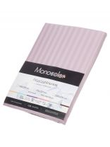 Пододеяльник 2-спальный, 175 х 220 см, 100% хлопок, страйп-сатин, сирень, Monocolor, рис.4308