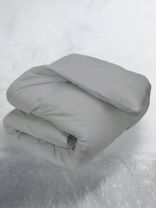 Пододеяльник евро, 200 х 215 см, 100% хлопок, перкаль, Silvano, Французский серый, молния, ТТ-00329818