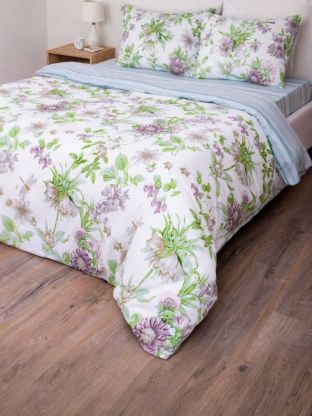 Пододеяльник 2-спальный, 175 х 215 см, 100% хлопок, бязь, Майская ночь, 9878/1