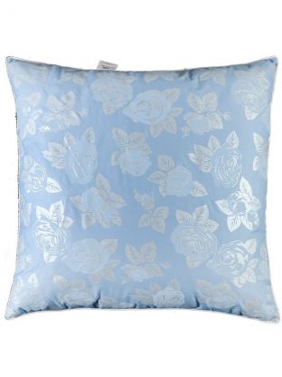 Подушка 68 х 68 см, гусиный полупух, Лаки, чехол 100% хлопок, кант, средняя, Бел-Поль, ПГл-7сб