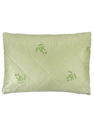 Подушка 50 х 70 см, 100% полиэстер, Бамбук, чехол 100% полиэстер, кант, средняя, Майская ночь