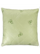 Подушка 70 х 70 см, 100% полиэстер, Бамбук, чехол 100% полиэстер, кант, средняя, Майская ночь