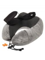 Набор для путешествия 30х25х13 см, подушка для шеи, маска для сна, беруши, в чехле, ч55450