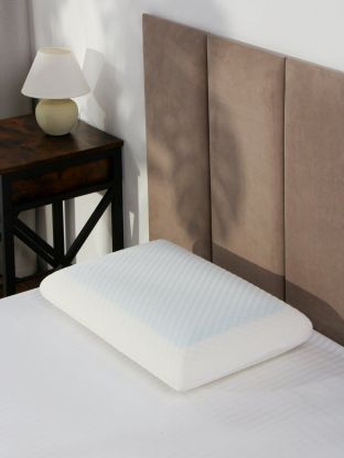 Подушка ортопедическая, 40х60х12 см, чехол хлопок, с эффектом памяти, охлаждающий эффект 44х29 см, Silvano, A220006