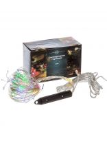 Гирлянда 180 ламп, 1.8 м, 1 режим, свет мультиколор, прозрачная, в помещении, сетевая, 10 проводов по 18 ламп, SYDA-041921