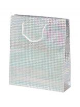 Пакет подарочный бумага, 23х8х27 см, в ассортименте, голографический, Y6-2462