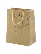 Пакет подарочный бумага, 18х10х23 см, Геометрия, Y4-9092